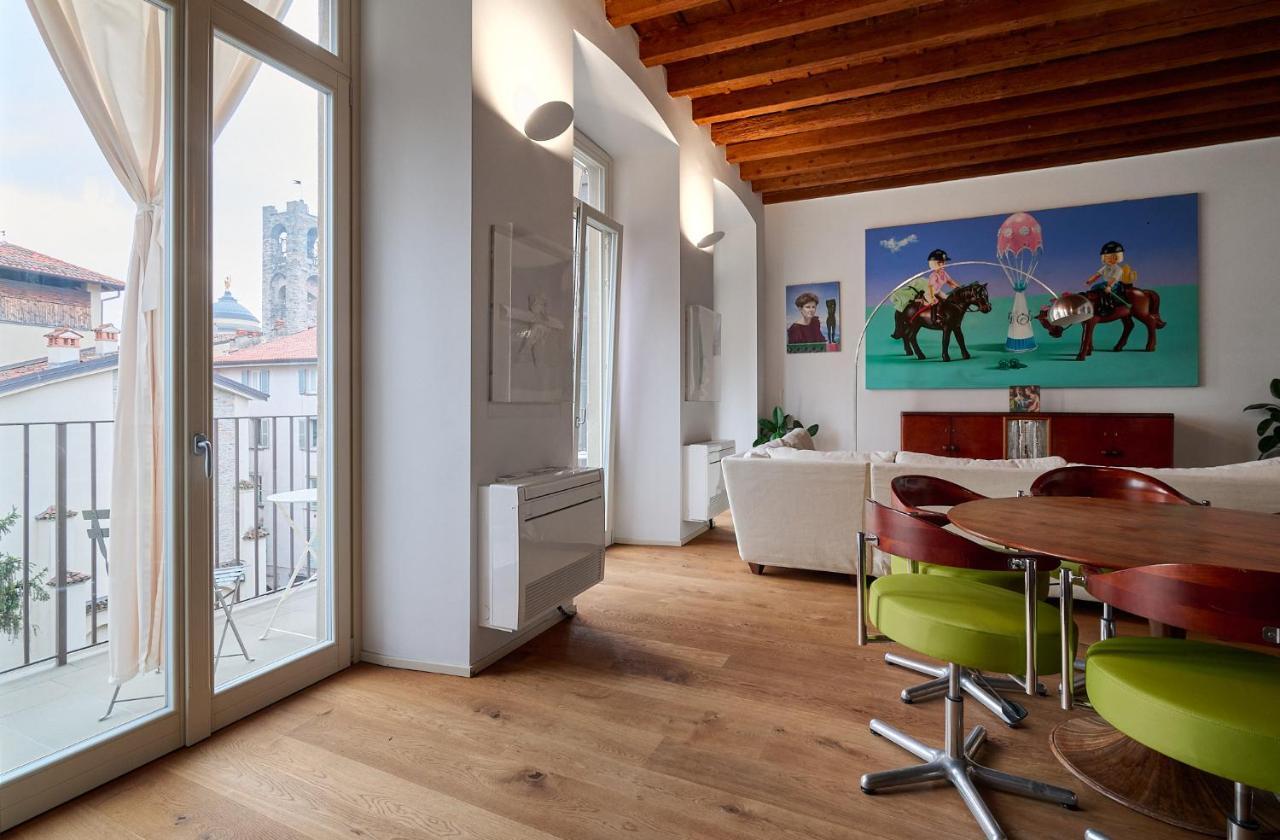 "Camera Con Vista" Bergamo Alta ภายนอก รูปภาพ