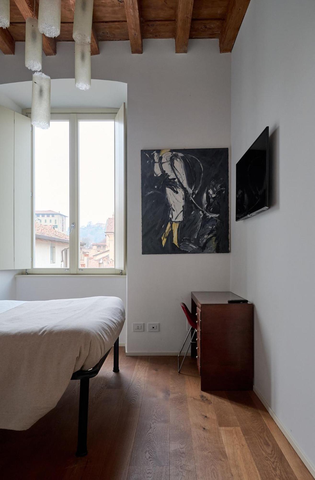 "Camera Con Vista" Bergamo Alta ภายนอก รูปภาพ
